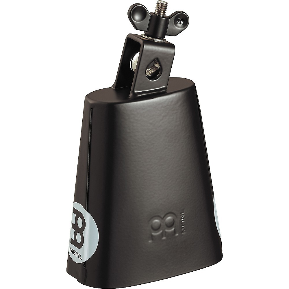 Meinl Percussion SL475-BK Black Powder Coated Steel Cowbell, 4 3/4-Inch