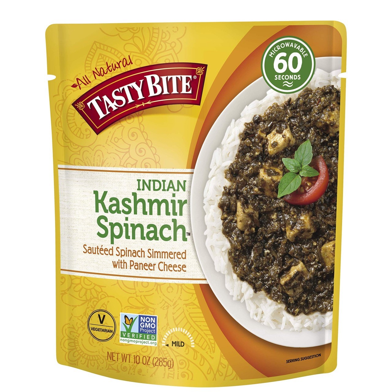 TASTY BITE KASHMIR SPINACH 10oz