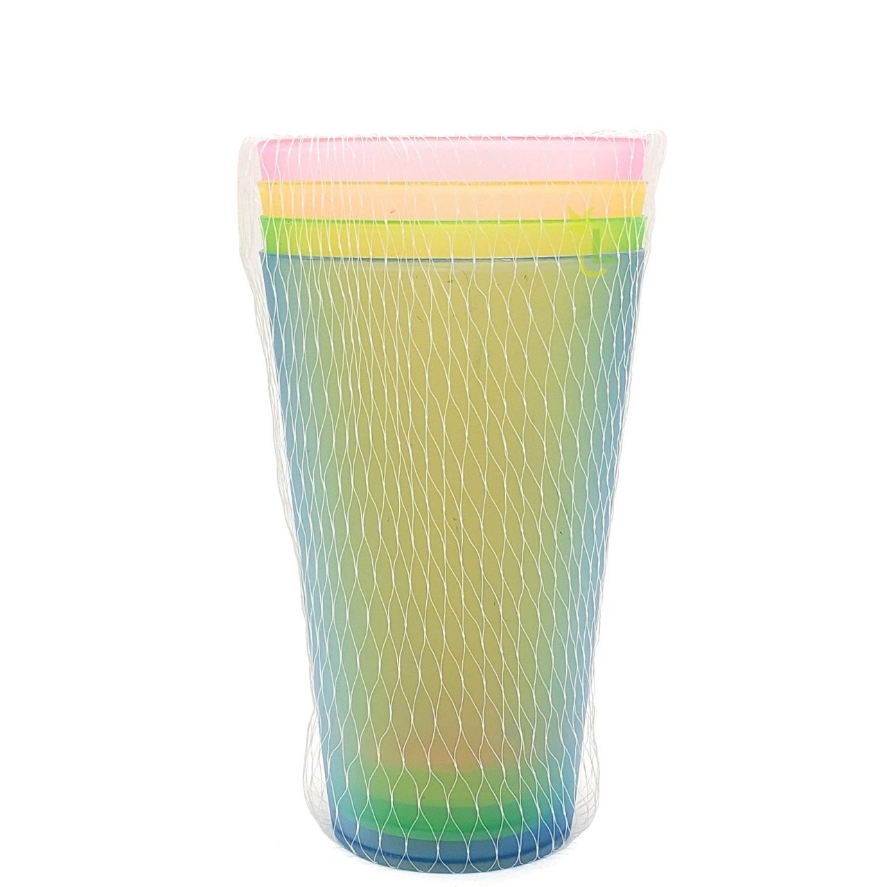 PLASTIC TUMBLER SET 4x12oz