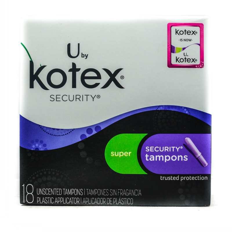KOTEX SECURITY TAMPON SUPER 18’S