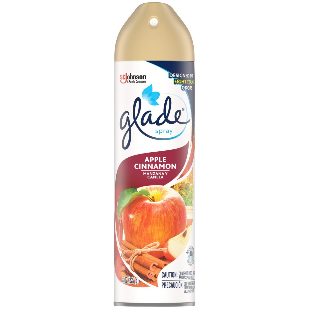 GLADE SPRAY APPLE CINNAMON 8oz