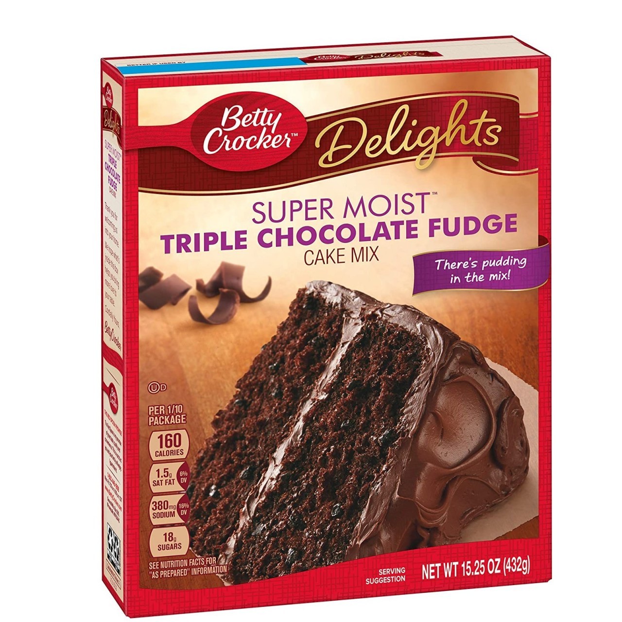 BETTY CRKR CAKE TRIPLE CHOC FUDGE