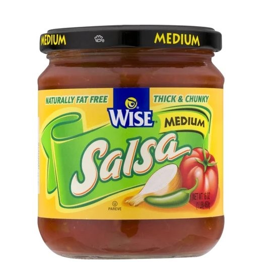 WISE SALSA MEDIUM 16oz