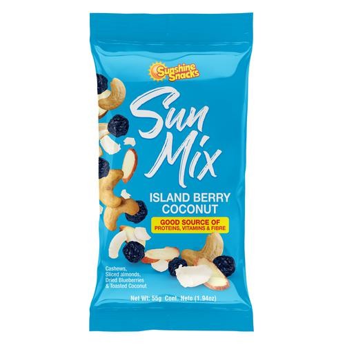 SUNSHINE SUNMIX ISLAND BERRY COCONUT 55g