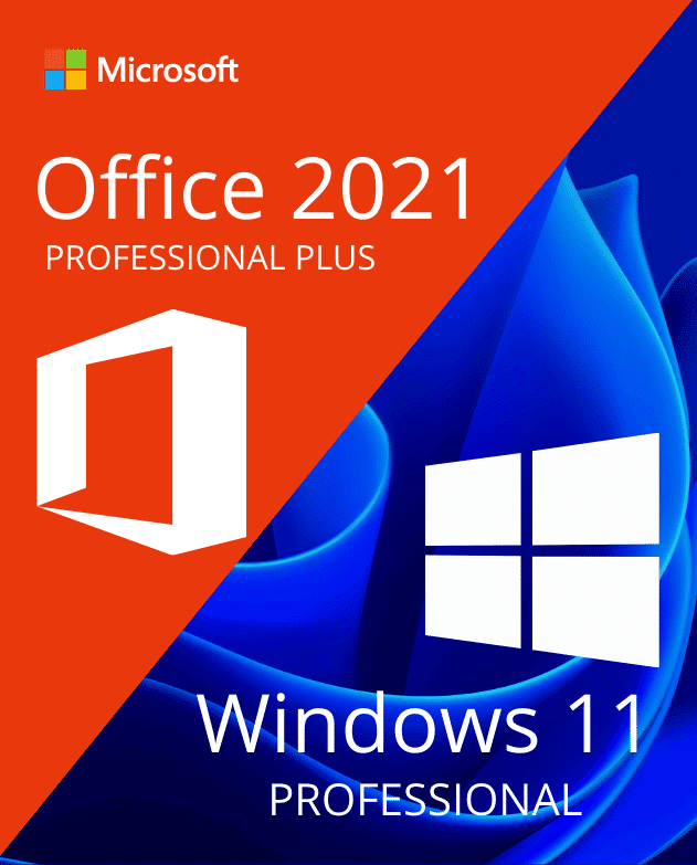 Windows 11 Professional + MS Office Professional Plus 2021 - Bundle