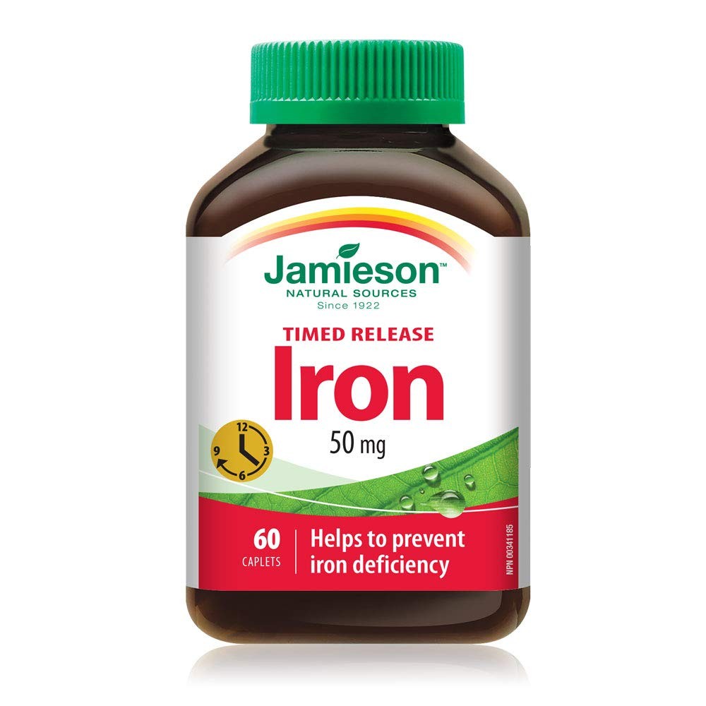 JAMIESON IRON TIMED RELEASE 50 MG 60S CAP