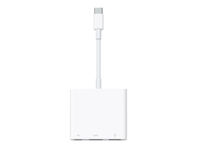Apple Digital AV Multiport Adapter - Adapter - 24 pin USB-C male to USB, HDMI, USB-C (power only) female