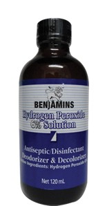 Benjamins Hydrogen Peroxide 6%, 120 ml