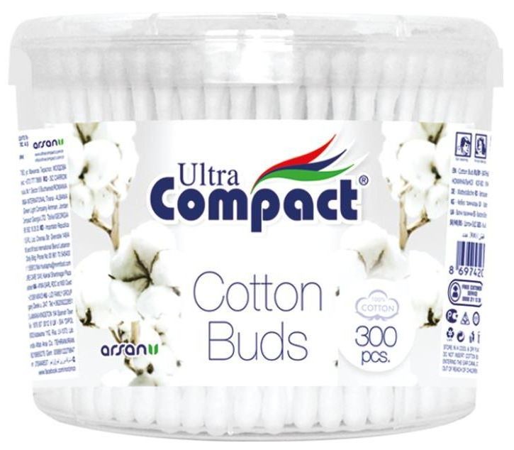 Utlra Compact Cotton Buds 300pcs