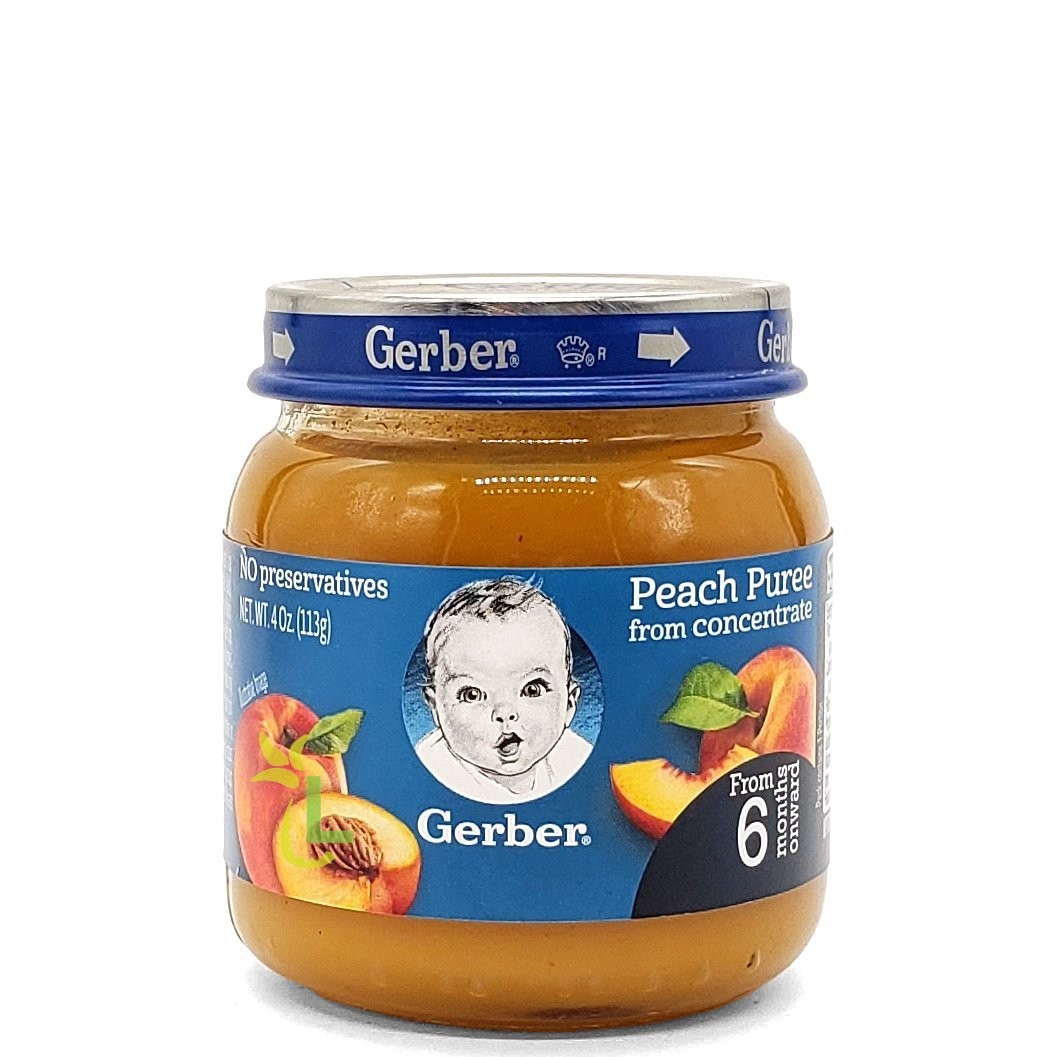 GERBER PUREE PEACH 113g