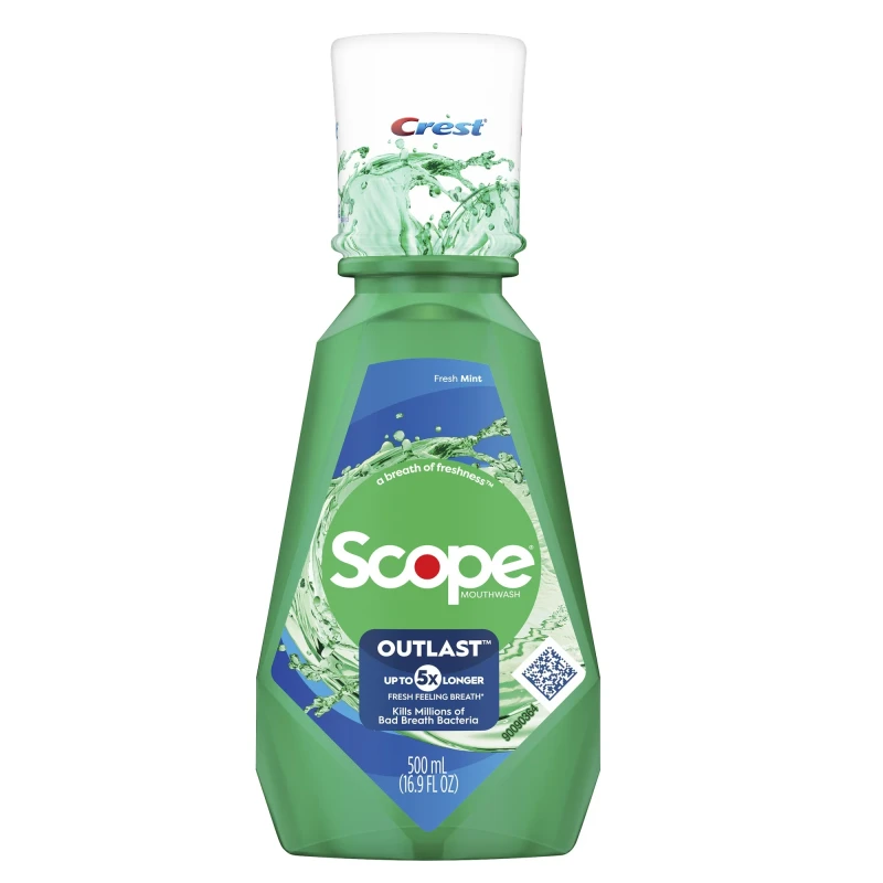 Crest Scope Mouthwash (Fresh Mint) 500ML