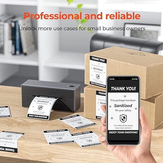 Click image to open expanded view MUNBYN Thermal Direct Shipping Labels (Pack of 500, 4x6 Labels Per Roll) - Commercial Grade