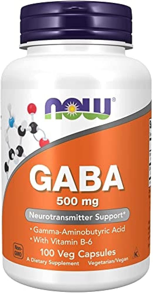 Now GABA 500 mg Veg Capsules