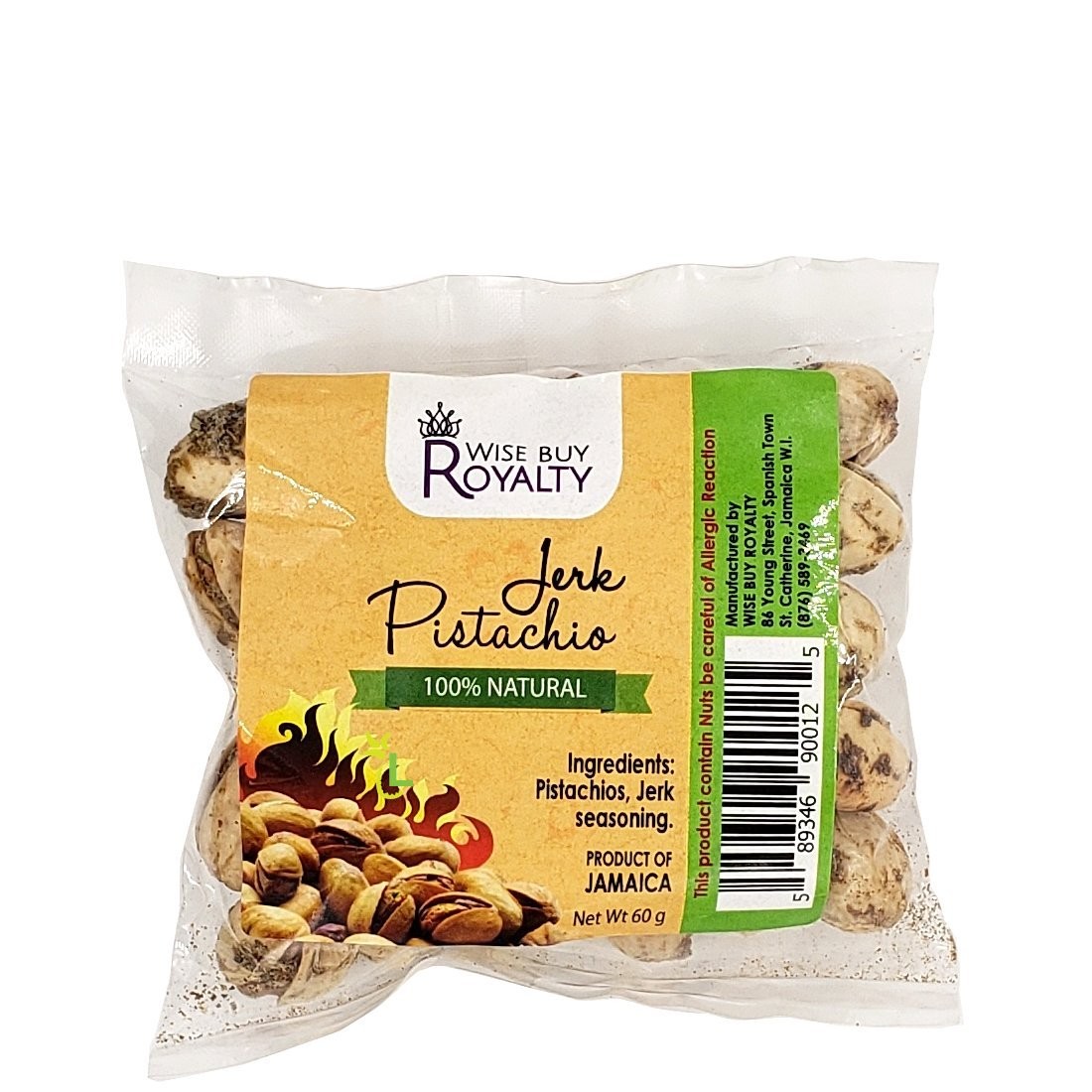 WISE BUY ROYALTY PISTACHIO JERK 60g