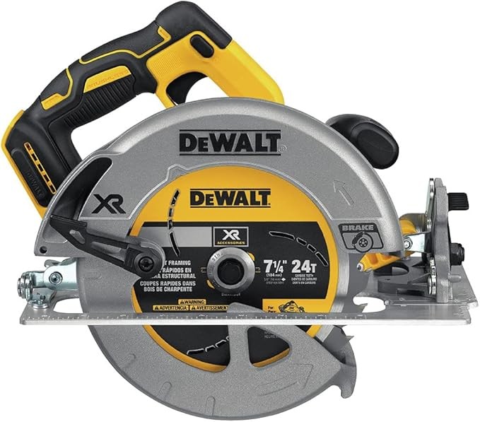 DEWALT 20V MAX 7-1/4-Inch Cordless Circular Saw with Brake, Bare Tool Only (DCS570B)