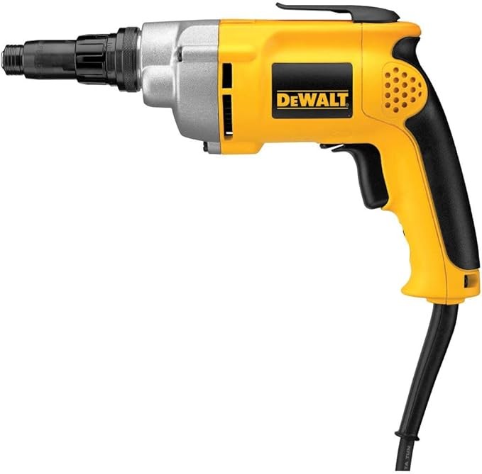 DEWALT Drywall Screw Gun, Variable Speed Reversible, 6.5-Amp (DW267), 0.25