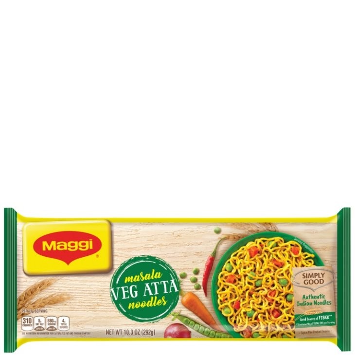 MAGGI MASALA VEG ATTA NOODLES 292g