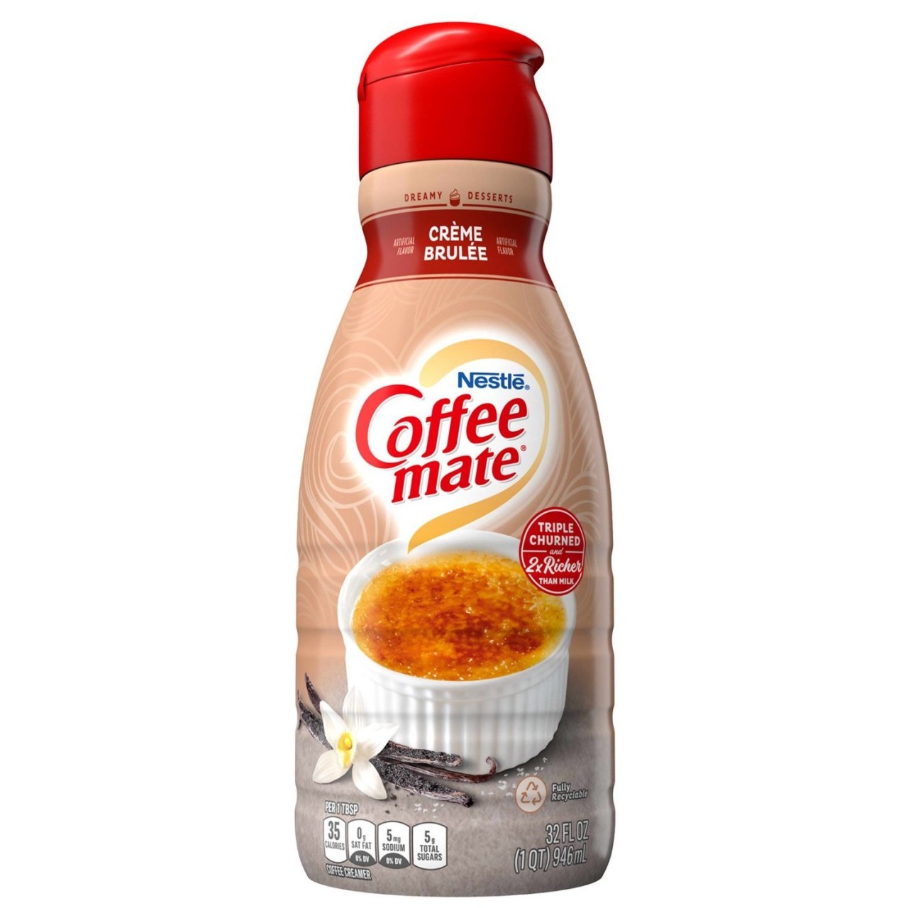 NESTLE COFFEE MATE CREME BRULEE 32oz