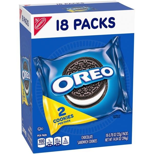 NABISCO OREO 18x22g