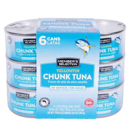 Member's Selection Tuna in Water 6 Units / 170 g