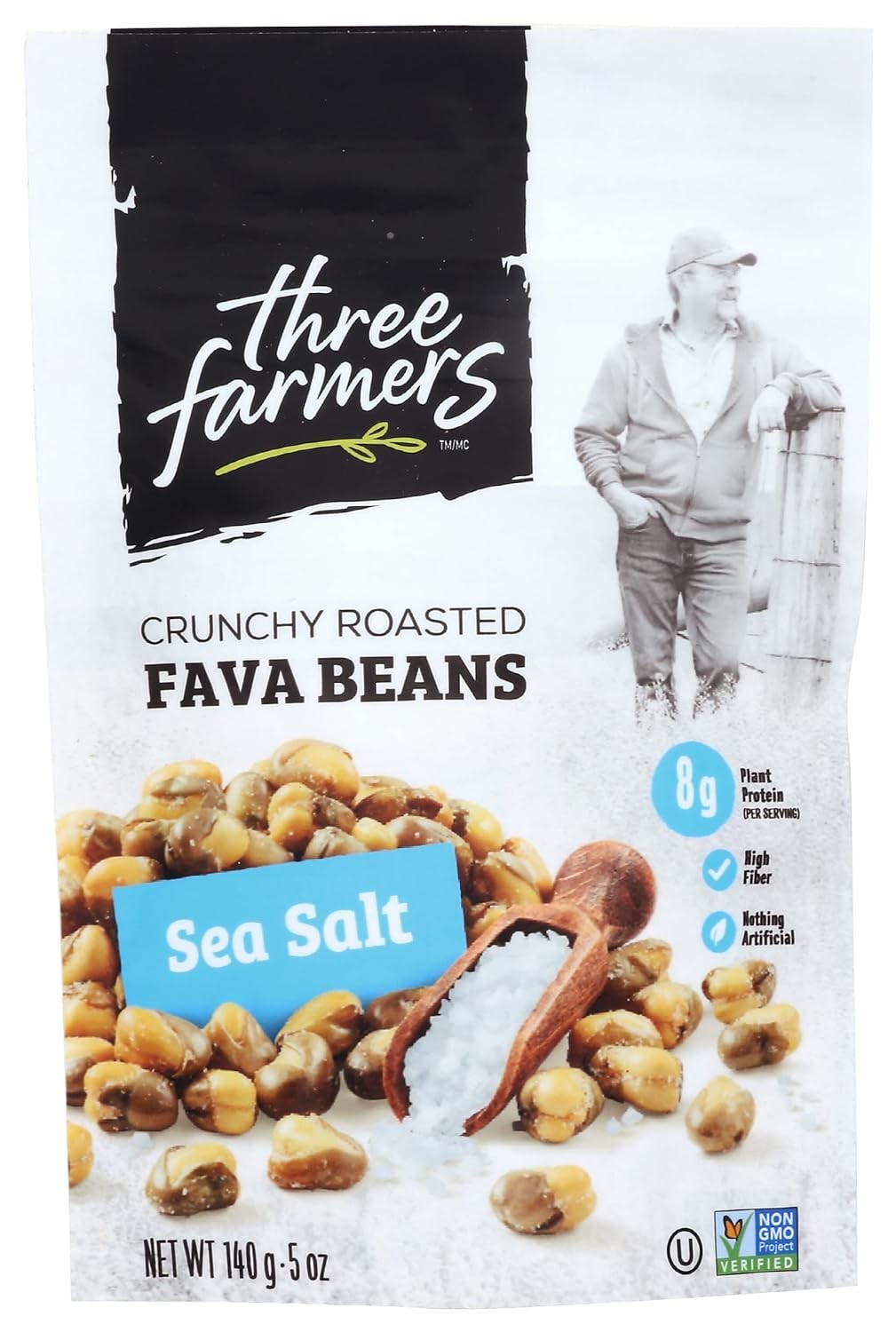 THREE FARM FAVA BEAN SALTED 5oz