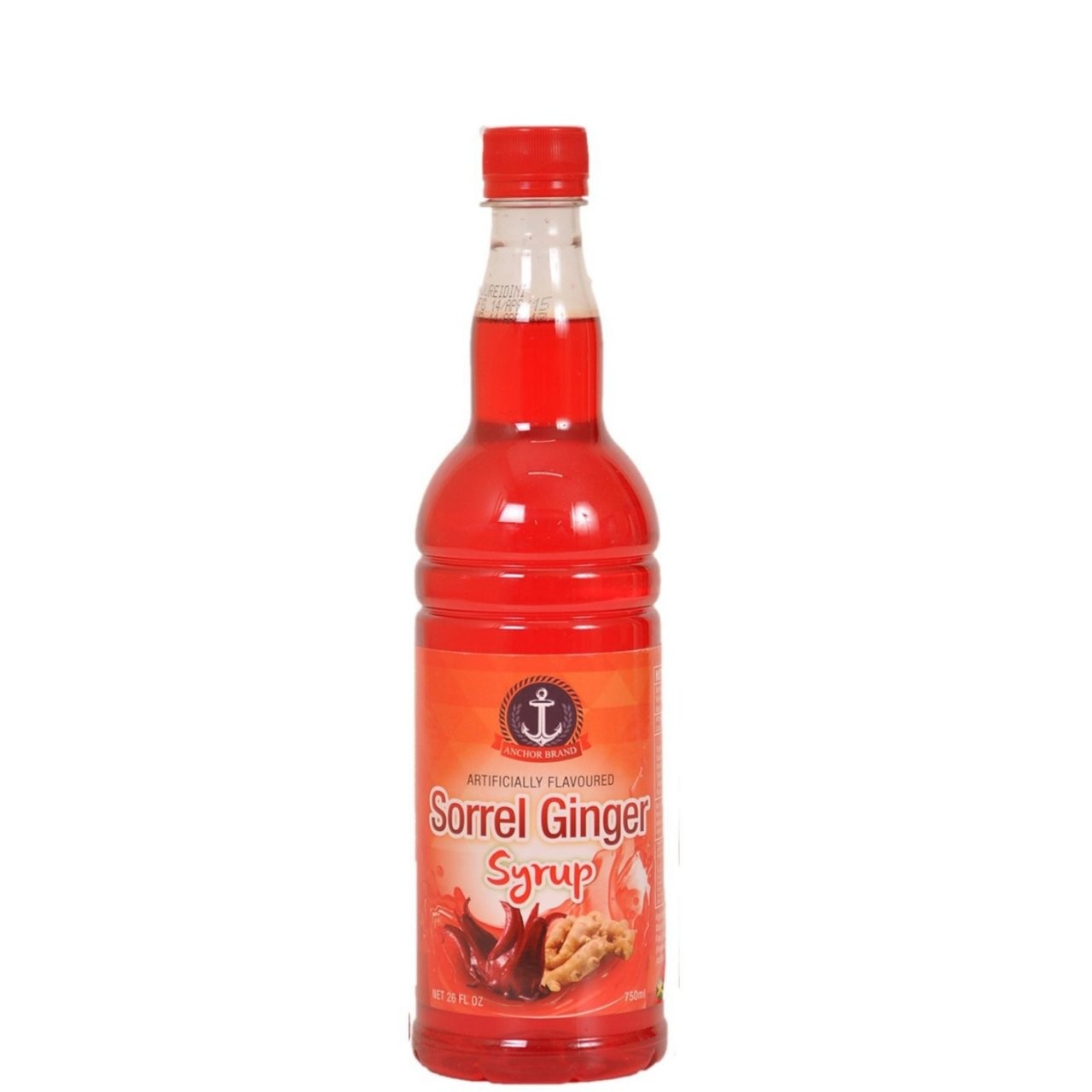 ANCHOR SYRUP SORREL GINGER 750ml