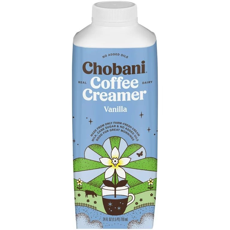 CHOBANI COFFEE CREAMER VANILLA 24oz