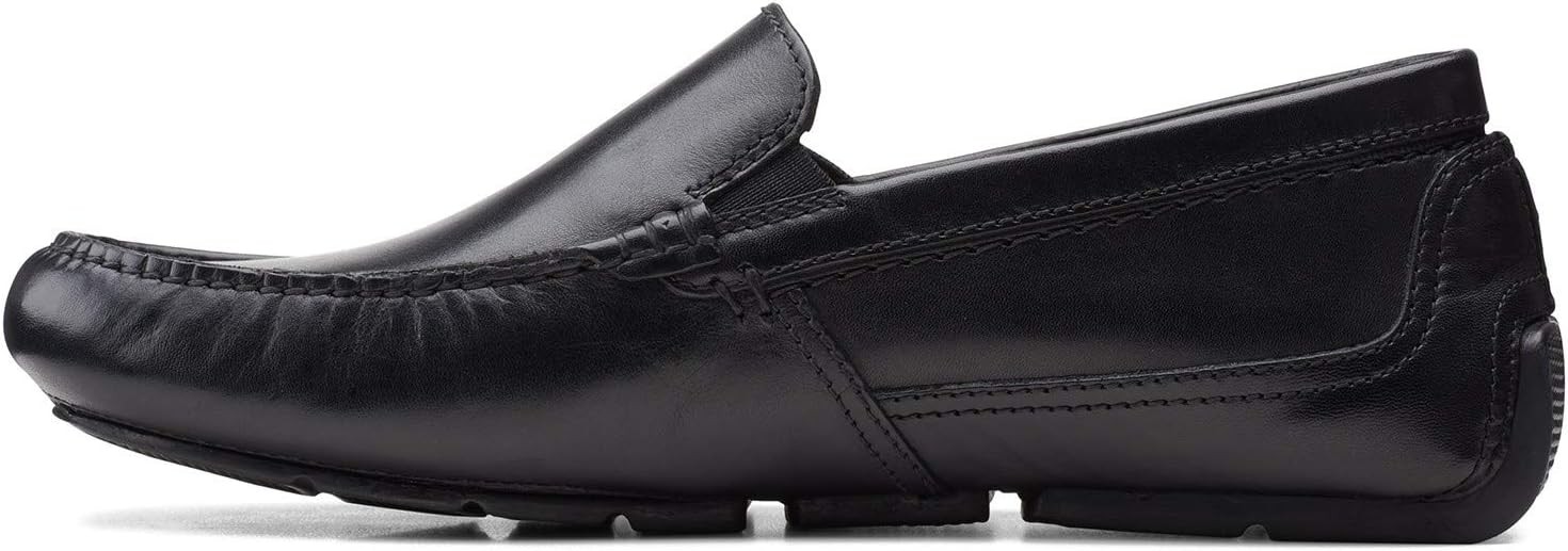Clarks Mens Markman Plain : Black Leather