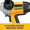 DEWALT Electric Drill, Spade Handle, 1/2-Inch, 9-Amp (DW130V)