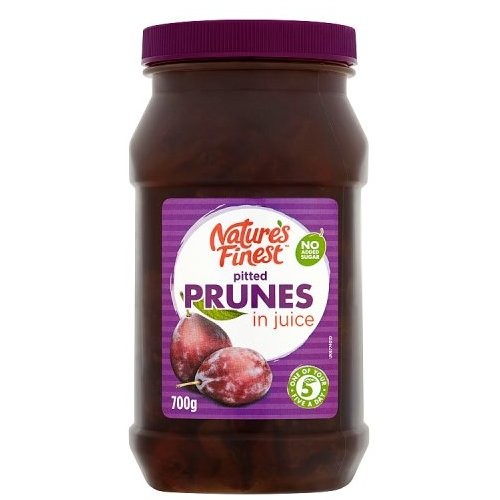 NATURES FINEST PRUNES IN JUICE 700g