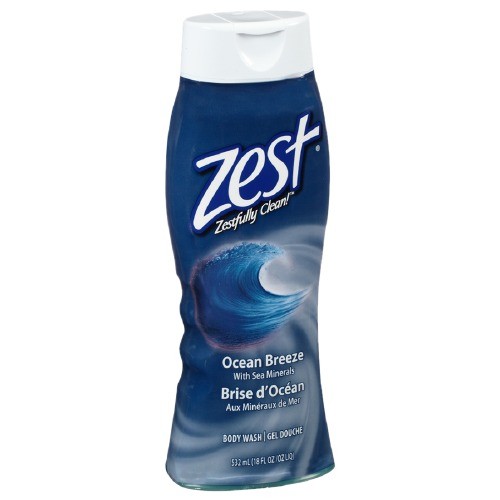 Zest Body Wash, Ocean Breeze 18 fl oz