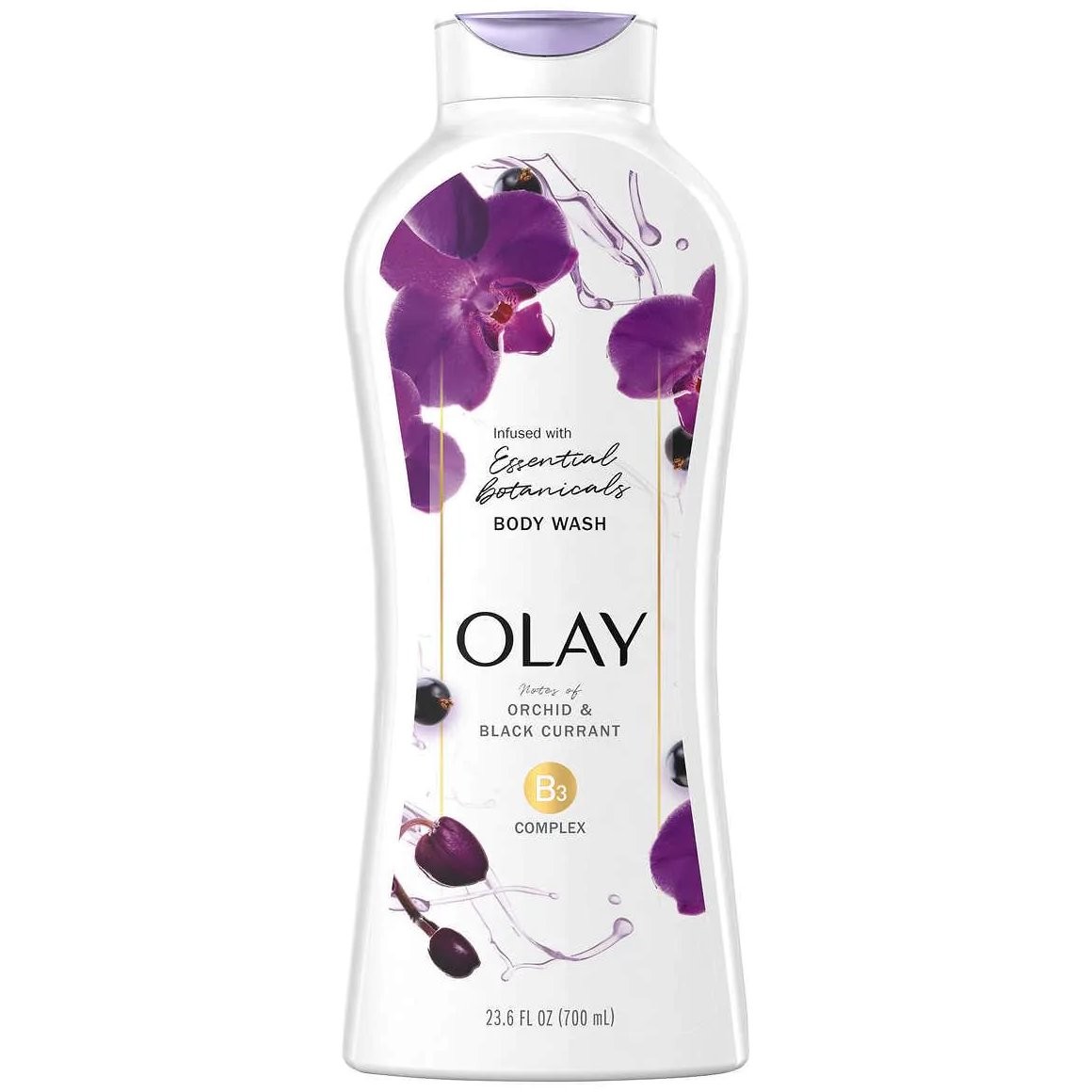 OLAY BODY WASH ORCHID BLACK CURRNT 700ml