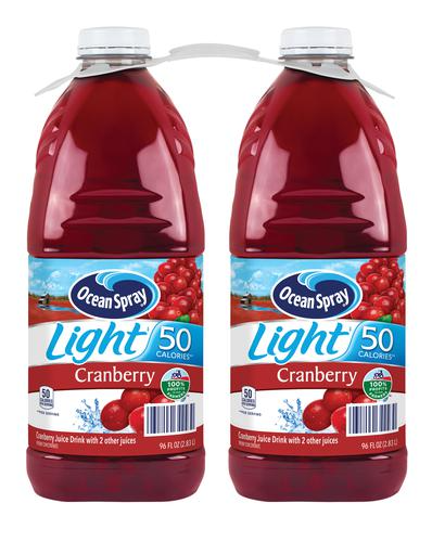 Ocean Spray Cranberry Juice Light 2 Units / 96 oz