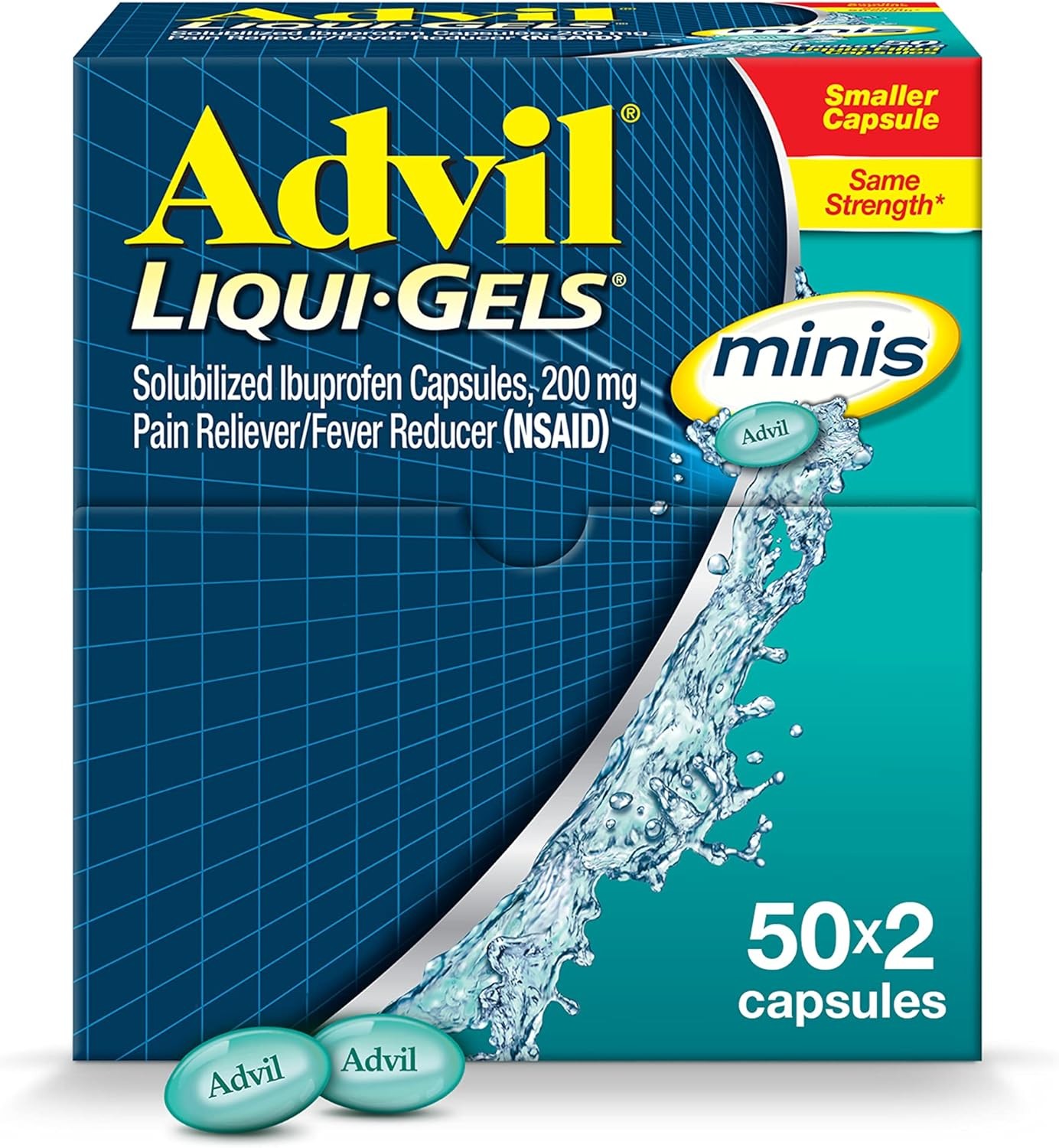 ADVIL LIQUI-GELS CAPSULES 50X2
