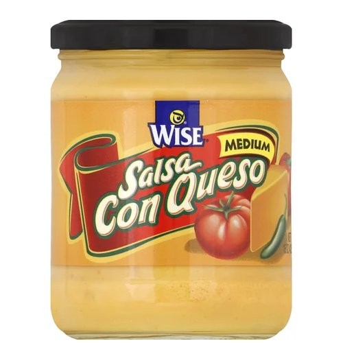 WISE SALSA CON QUESO MEDIUM 15oz