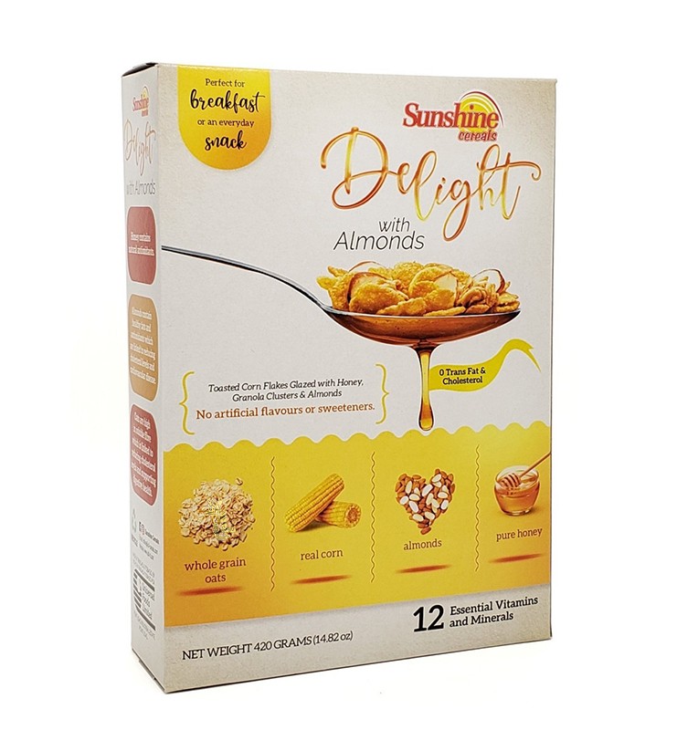 SUNSHINE DELIGHT WITH ALMONDS CEREAL 420G