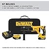 DEWALT 20V MAX XR Rotary Hammer Drill Kit, D-Handle, 1-Inch with w/Safety Goggle (DCH133M2 & DPG82-11C)