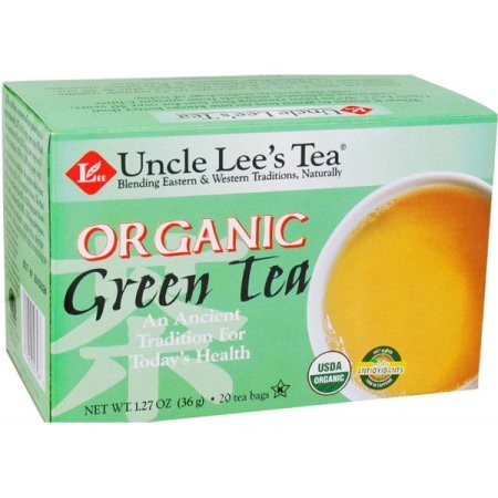 UNCLE LEE TEA GREEN ORGANIC 20s