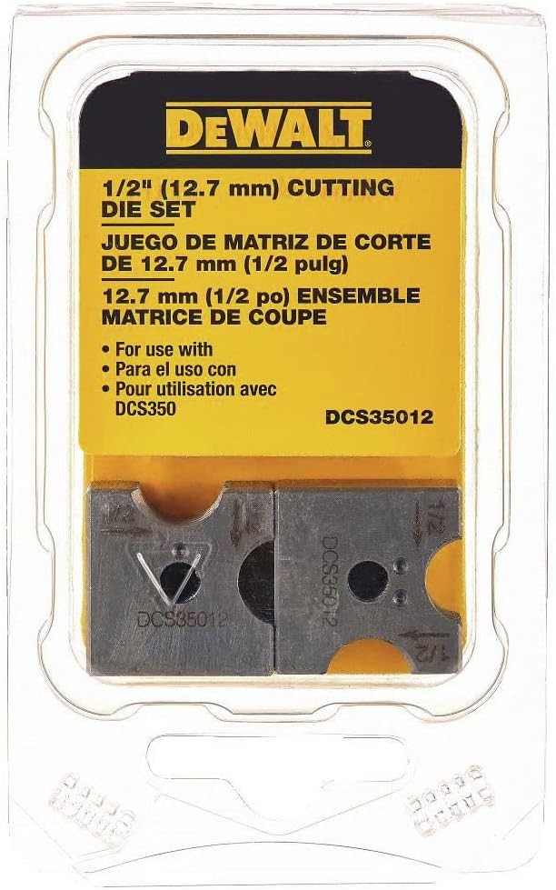 DEWALT DCS35012 1/2" Replacement Cutting Die Set