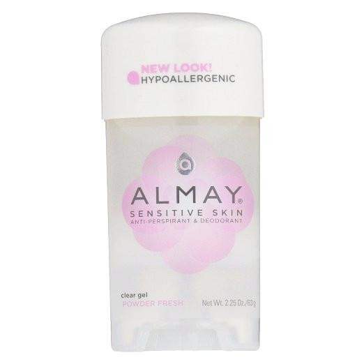 Almay Sensitive Skin Anti-Perspirant & Deodorant Clear Gel, Powder Fresh, 2.25oz