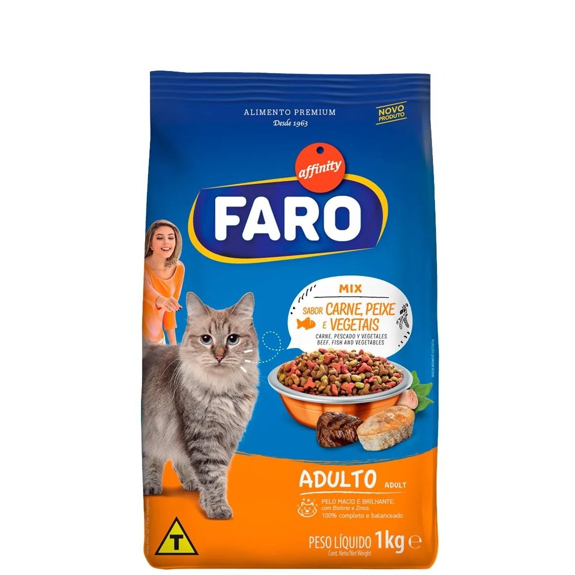 FARO CAT FOOD BEEF FISH & VEG 1kg