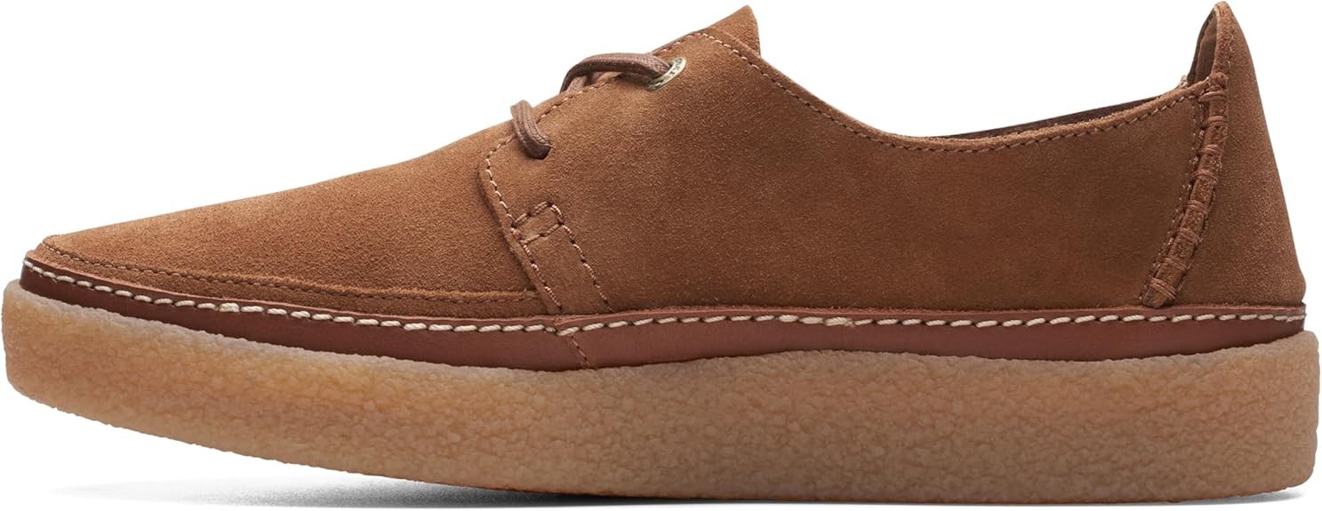 Clarks Mens Oakpark Lace : Cola Suede
