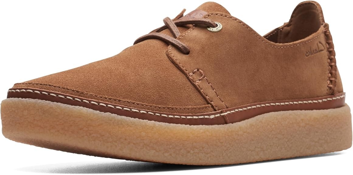 Clarks Mens Oakpark Lace : Cola Suede