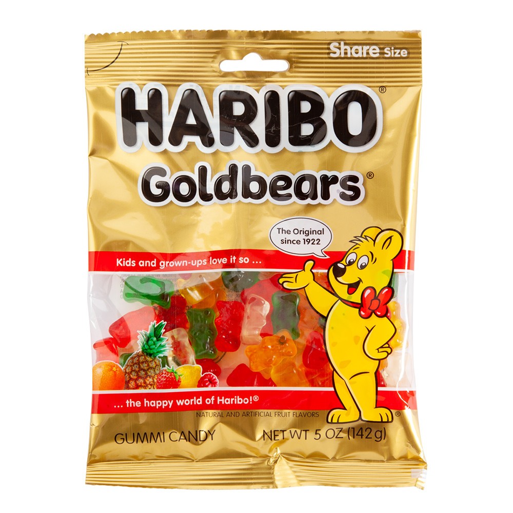 HARIBO GUMMY GOLD BEARS 5oz