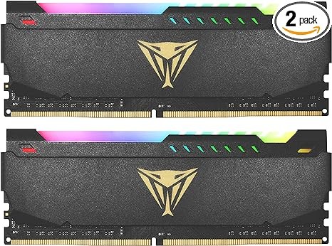 Patriot Viper Steel RGB DDR4 64GB (2 x 32GB) 3600MHz Kit - PVSR464G360C0K