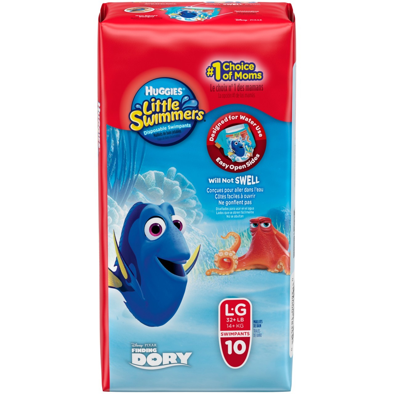 HUGGIES LITTLE SWIMMERS LRG 10s