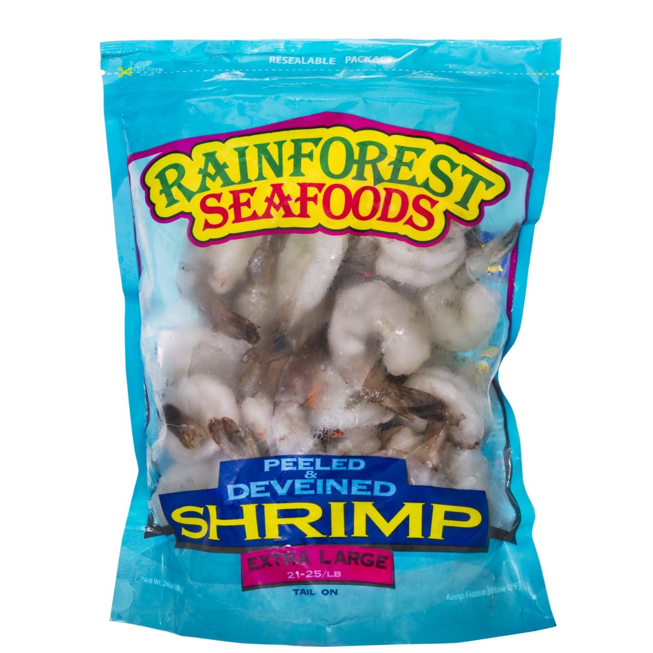 RAINFOREST SHRIMP 21-25 P&D 24oz