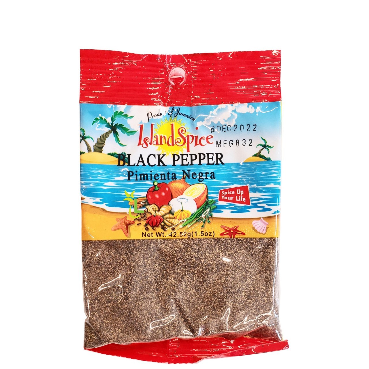 ISLAND SPICE BLACK PEPPER POWDER 1.5oz