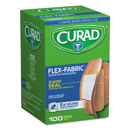 Curad Flex-Fabric Strip 100 count