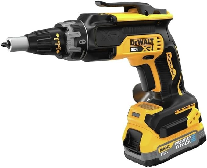 DEWALT 20V MAX Drywall Screw Gun, Battery and Charger Included (DCF630E1)